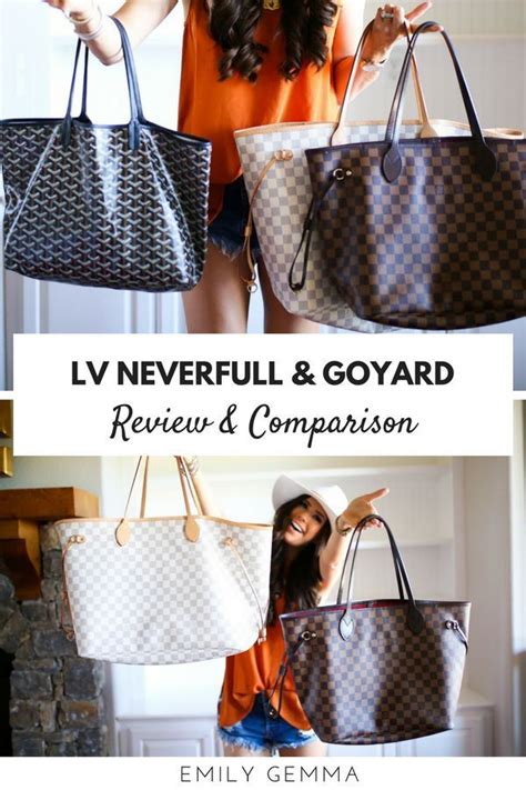 neverfull vs goyard|goyard vs lv.